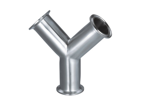 衛生級焊接Y型三通、衛生級不銹鋼三通、衛生級管件